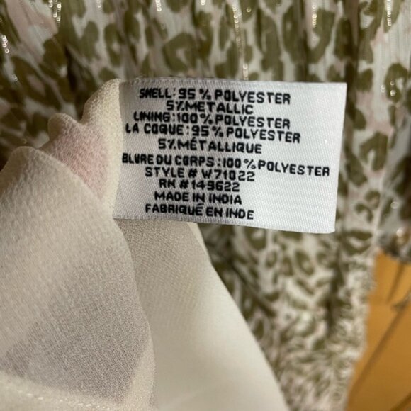 Walter Barker size 2 sheer cheetah print dress - Picture 6 of 11